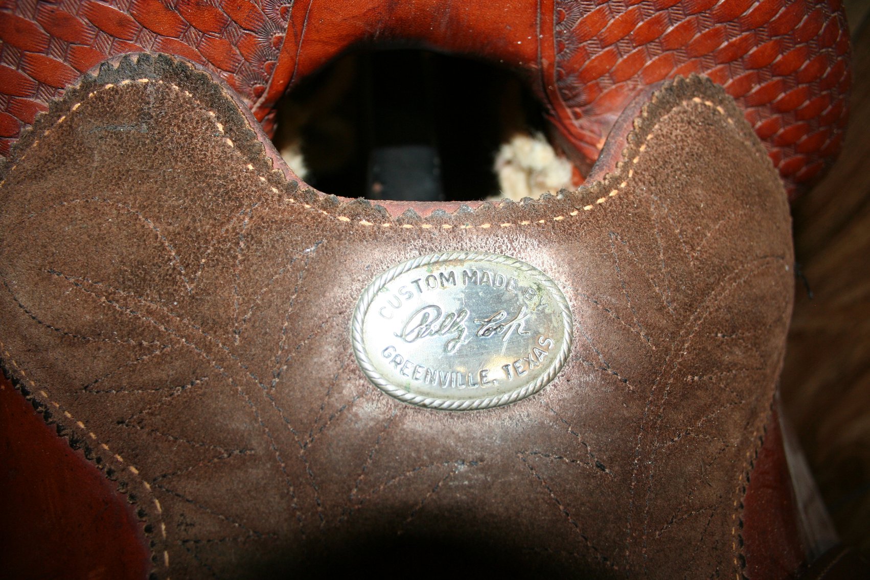 Image for Genuine original Billy Cook Saddle with Sterling Silver Conchos