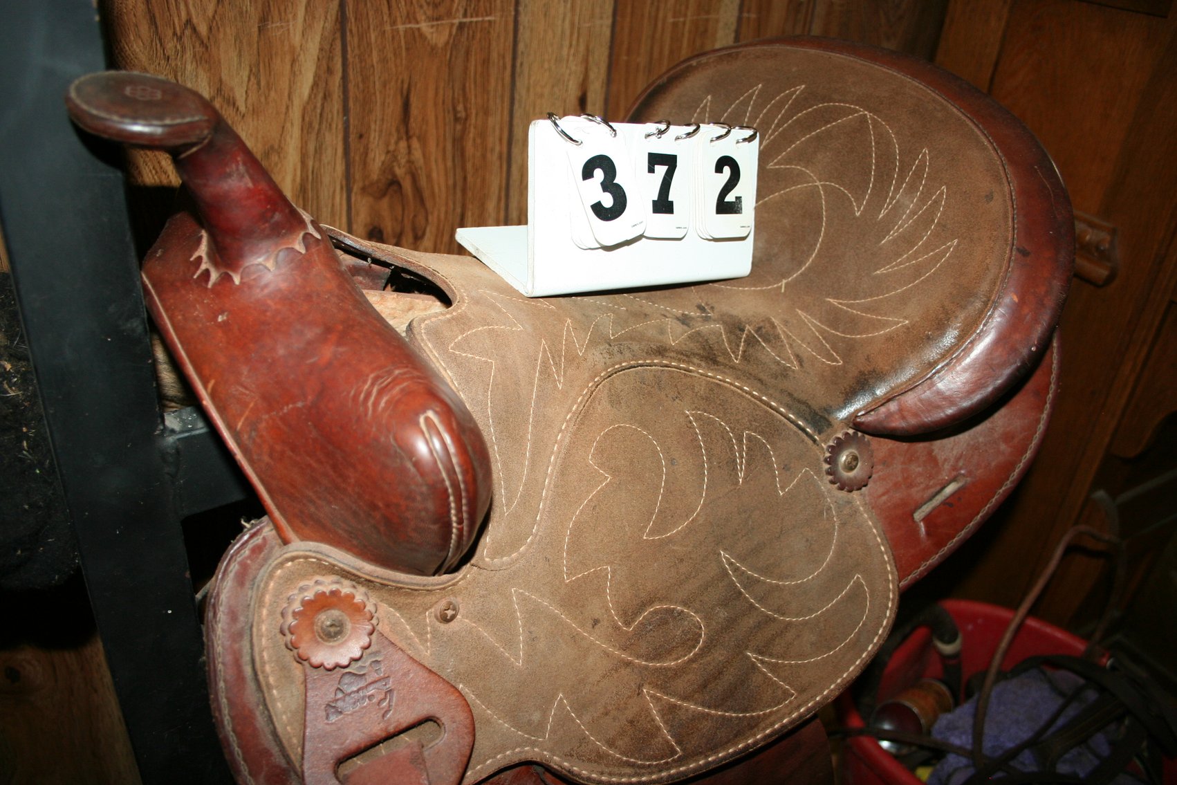 Image for Vintage Barrell Saddle Excellent Condition Made 10/1988