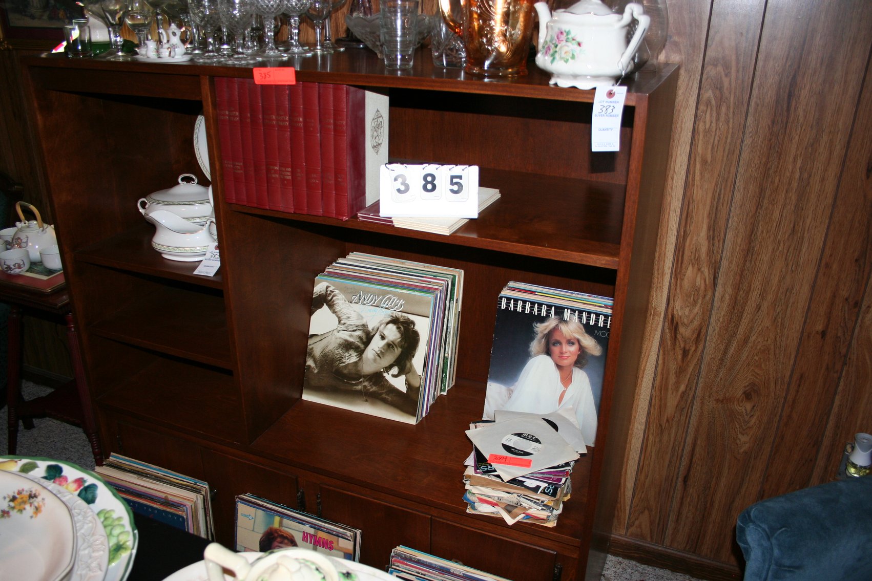 Image for Oak Display Cabinet