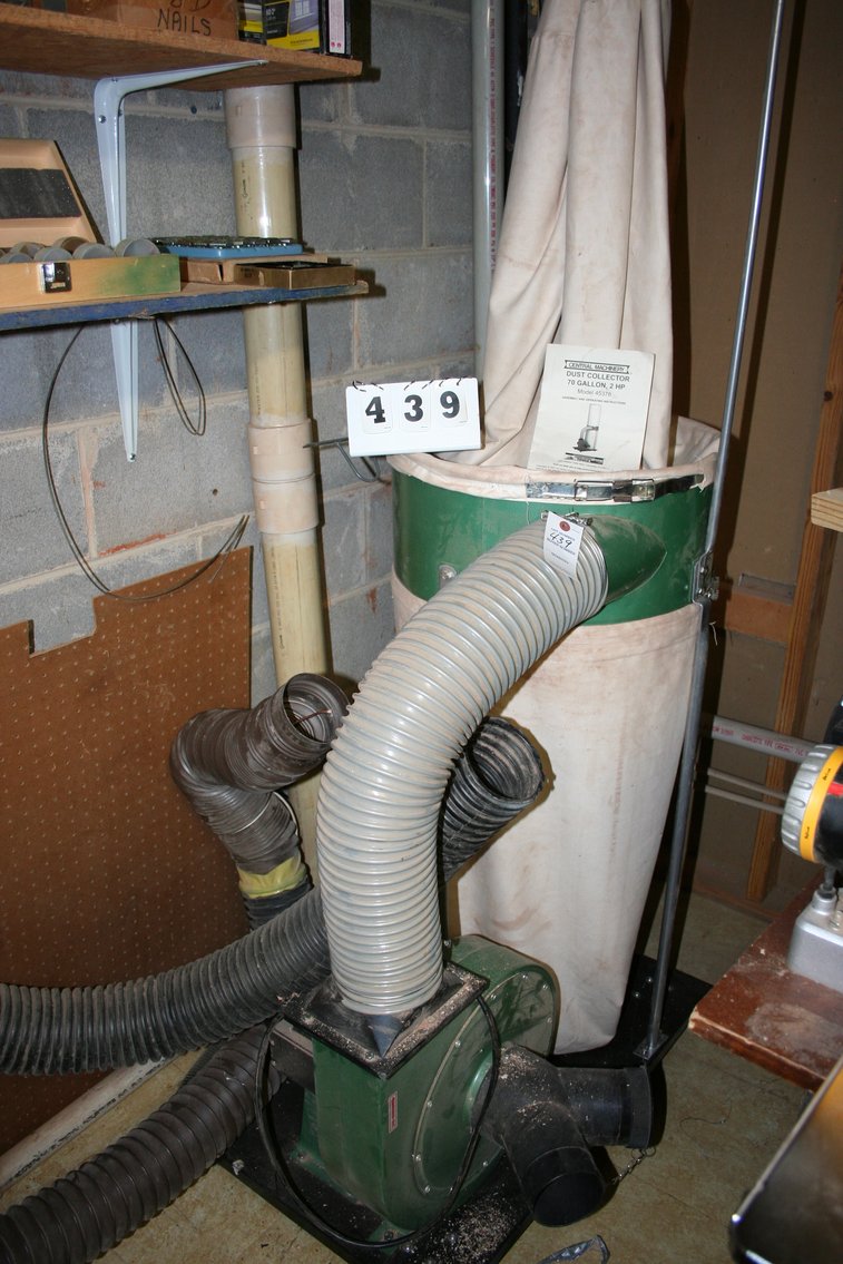 Image for Central Machinery Dust Collector 70 Gallon Model 45378