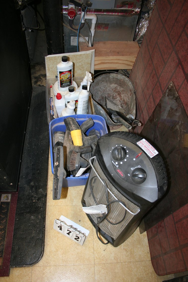Image for Electric Heater, Lighter Fluid, Coal Bucket