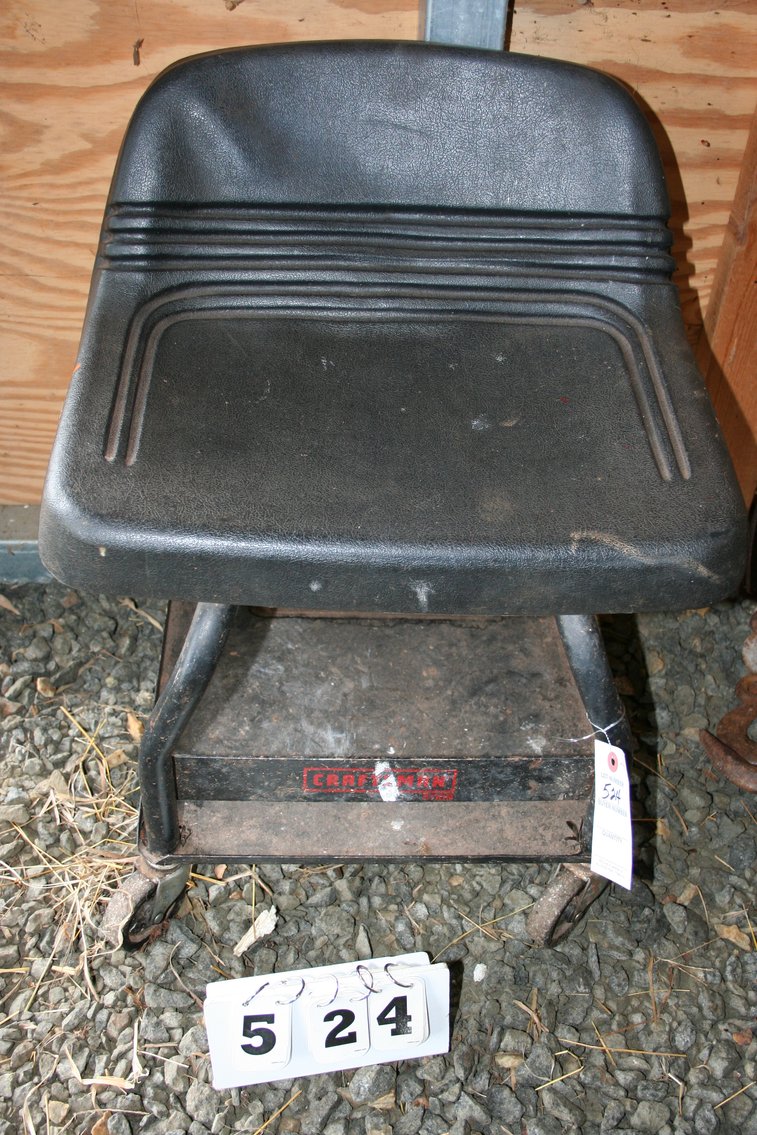 Image for Craftsman Rolling Shop Stool