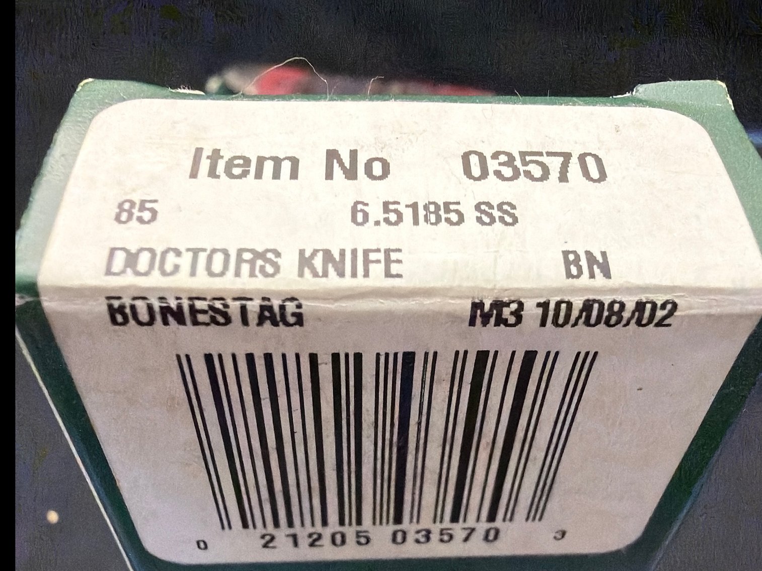 Image for Case Doctors Knife Bonestag