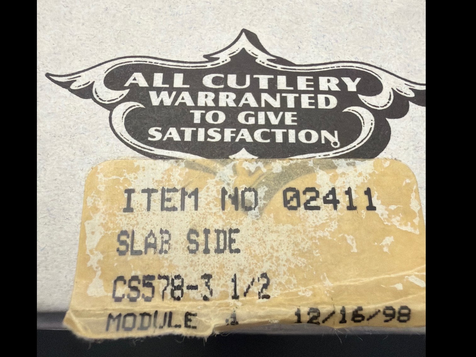 Image for Case Slab Side