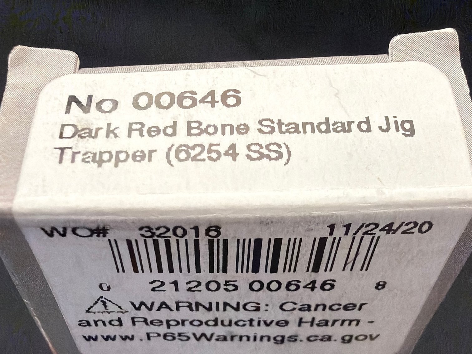 Image for Case Dark Red Bone Standard Jig Trapper