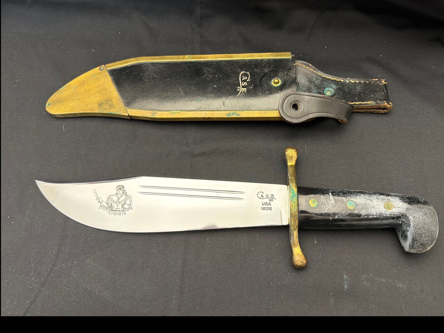 Image for Vintage Case XX Bowie Survival Knife 1836