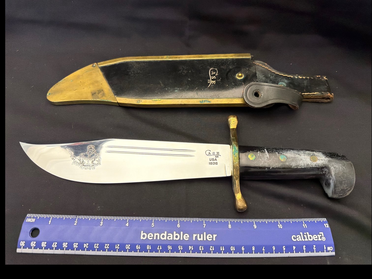 Image for Vintage Case XX Bowie Survival Knife 1836