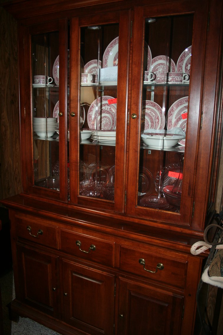 Image for Cherry China Cabinet  Beautiful