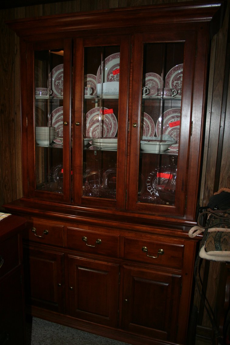 Image for Cherry China Cabinet  Beautiful