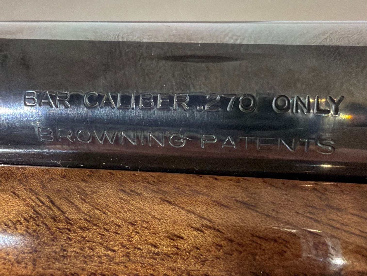 Image for Belgium Browning Bar  270 Cal  Auto