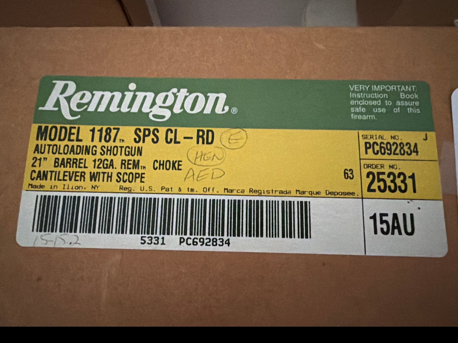 Image for Reminton 11-87 Shotgun