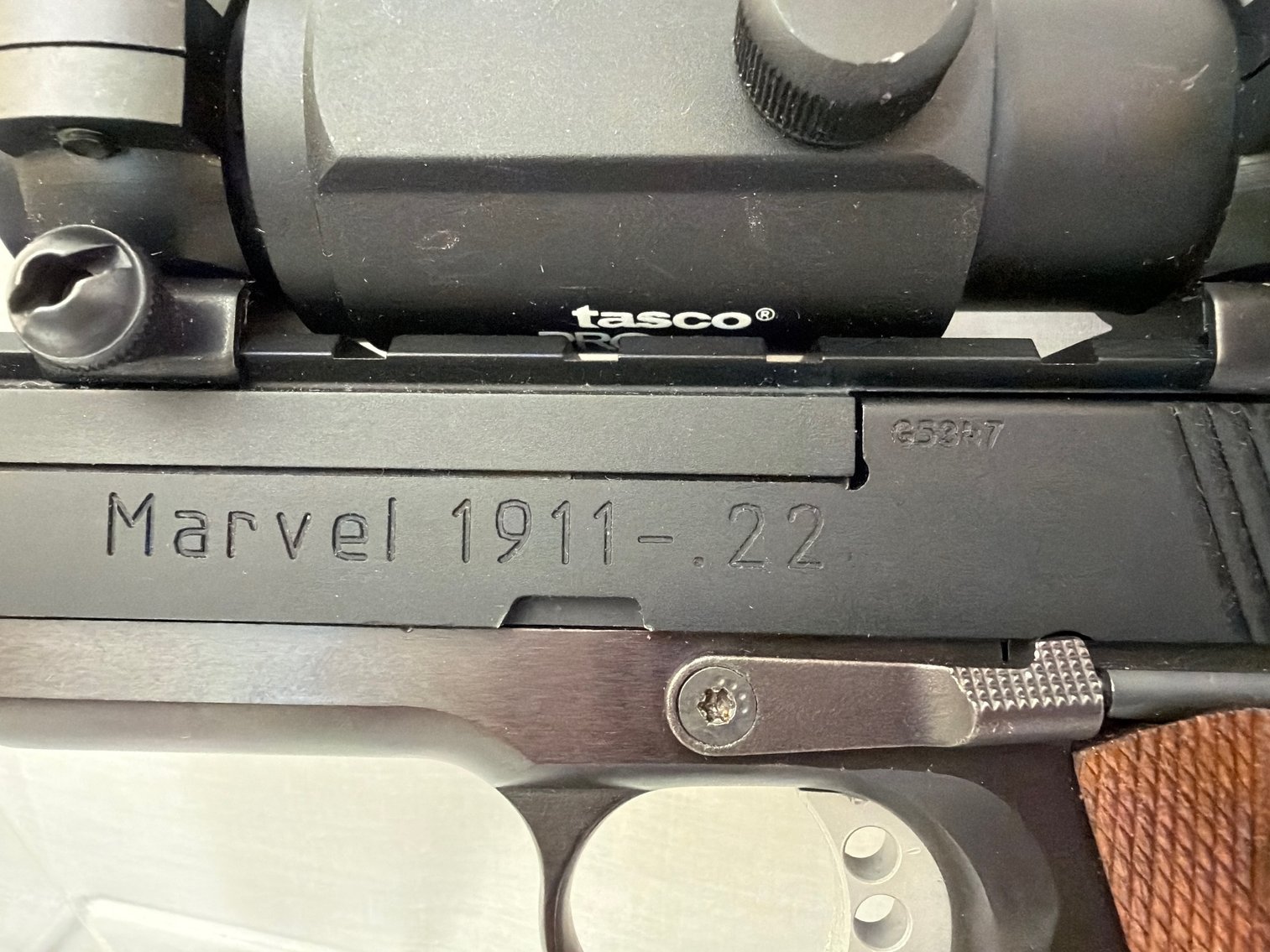 Image for Marvel 1911   22 Cal. W/tasco pro point scope
