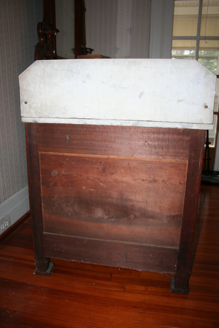 Image for Victorian Walnut Wash Stand with Marble Top Late 1880's