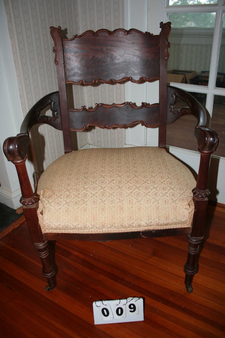 Image for Antique Walnut Arm Chair  1890's