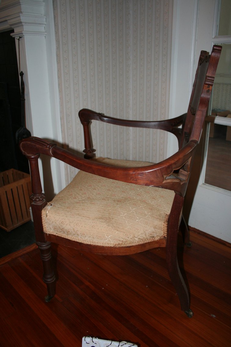 Image for Antique Walnut Arm Chair  1890's