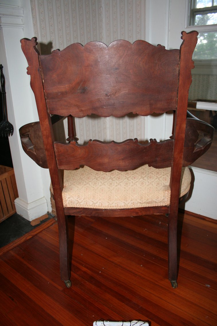 Image for Antique Walnut Arm Chair  1890's