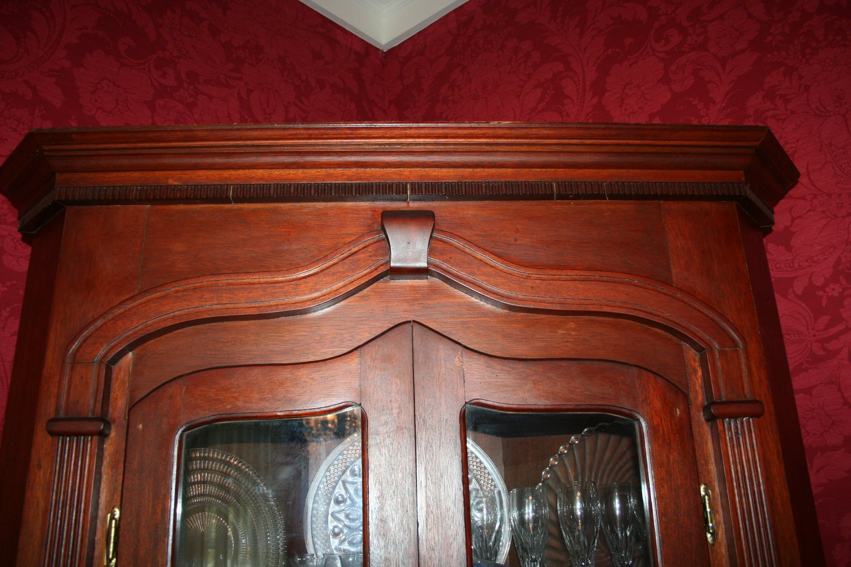 Image for Vintage Corner Cabinet  1950's