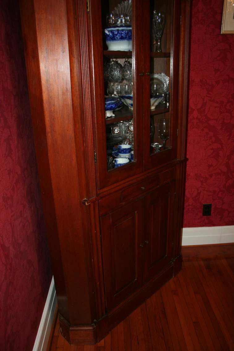 Image for Vintage Corner Cabinet  1950's