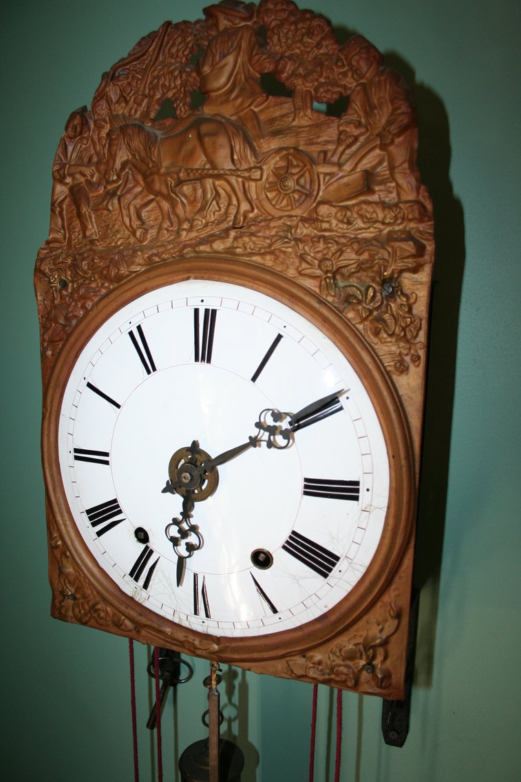 Image for Very Rare - Morbier Clock French Revolution  1840 - 1900