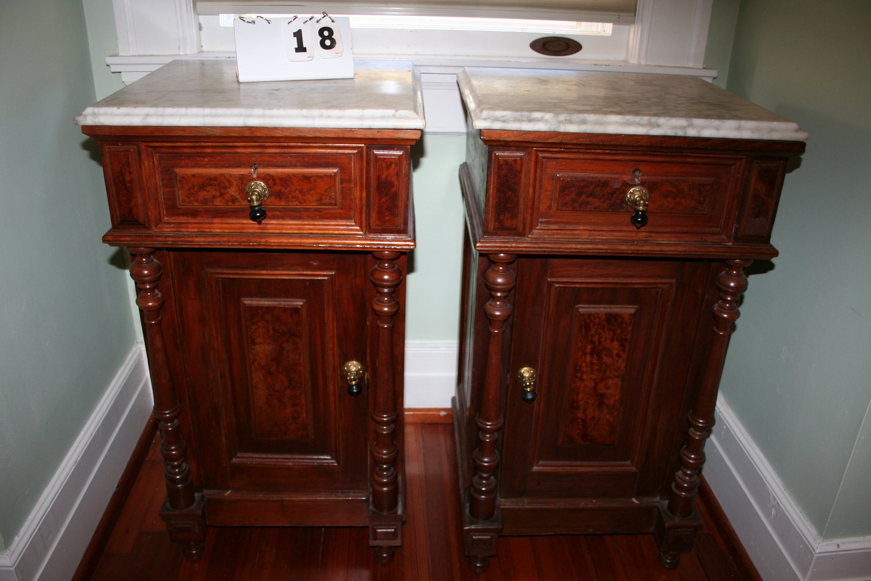 Image for Pair of Antique Bedside Tables