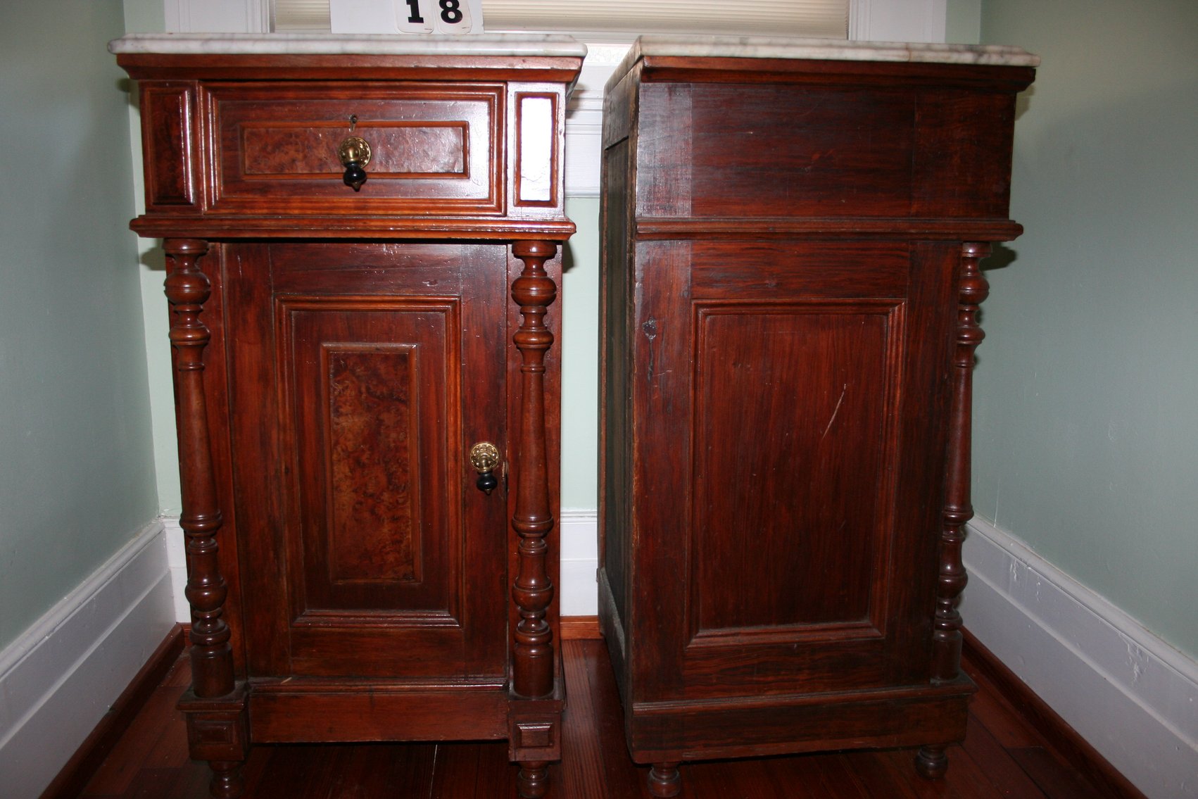 Image for Pair of Antique Bedside Tables