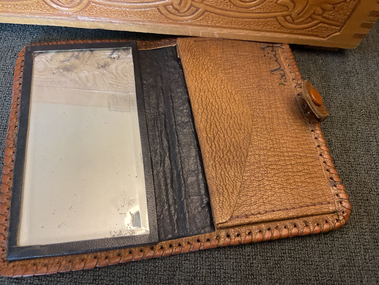 Image for Vintage Jewelry Box and Decoupage Purse