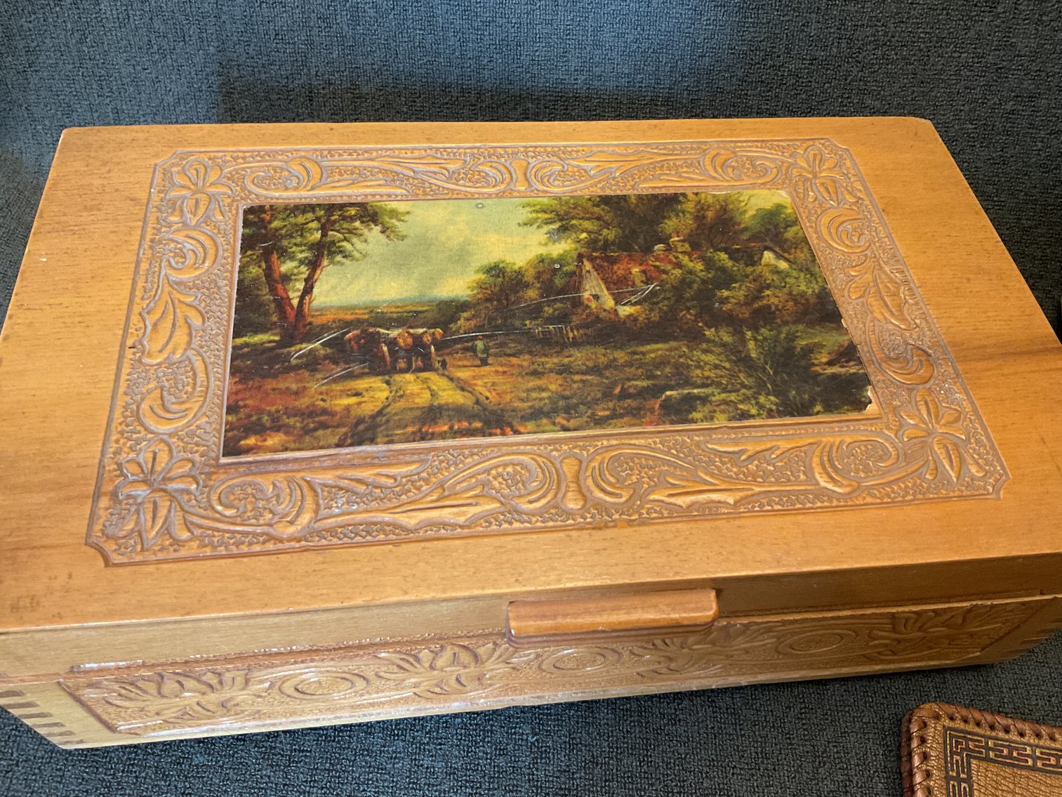 Image for Vintage Jewelry Box and Decoupage Purse
