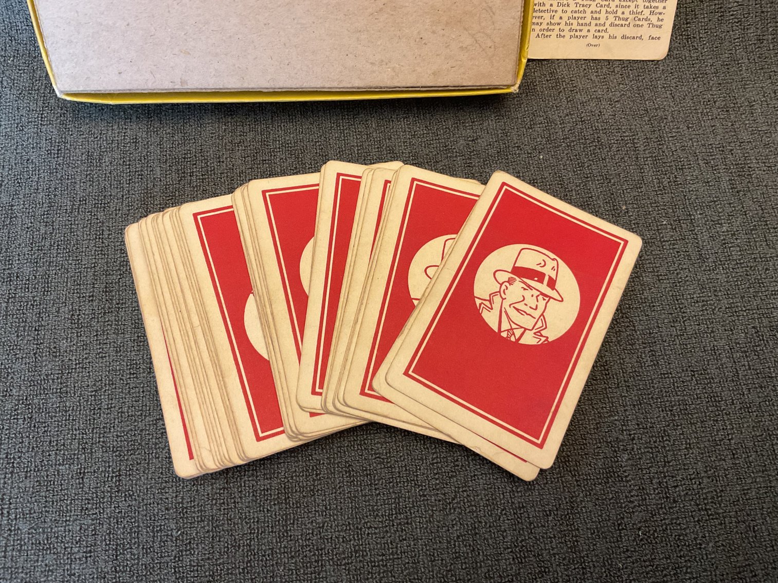 Image for Dick Tracy Card Game in Original Box