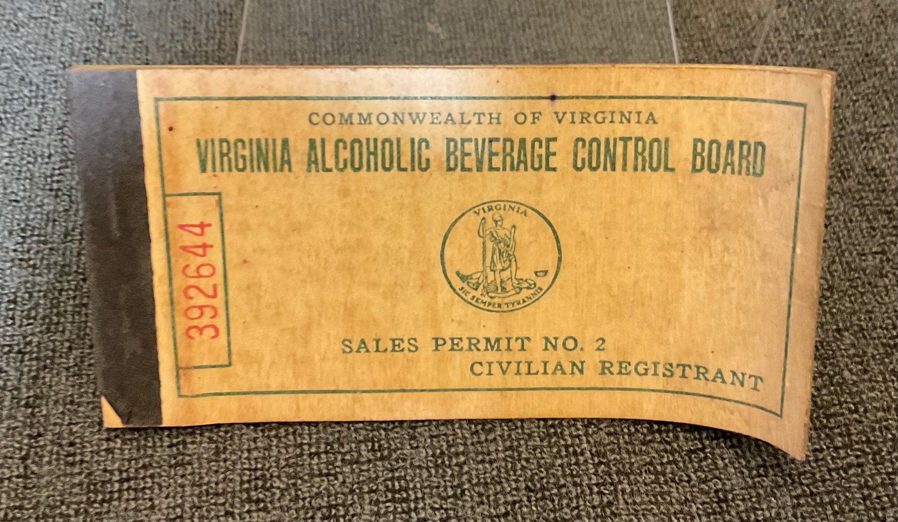 Image for Alcoholic Beverage Control Board Sales Permit