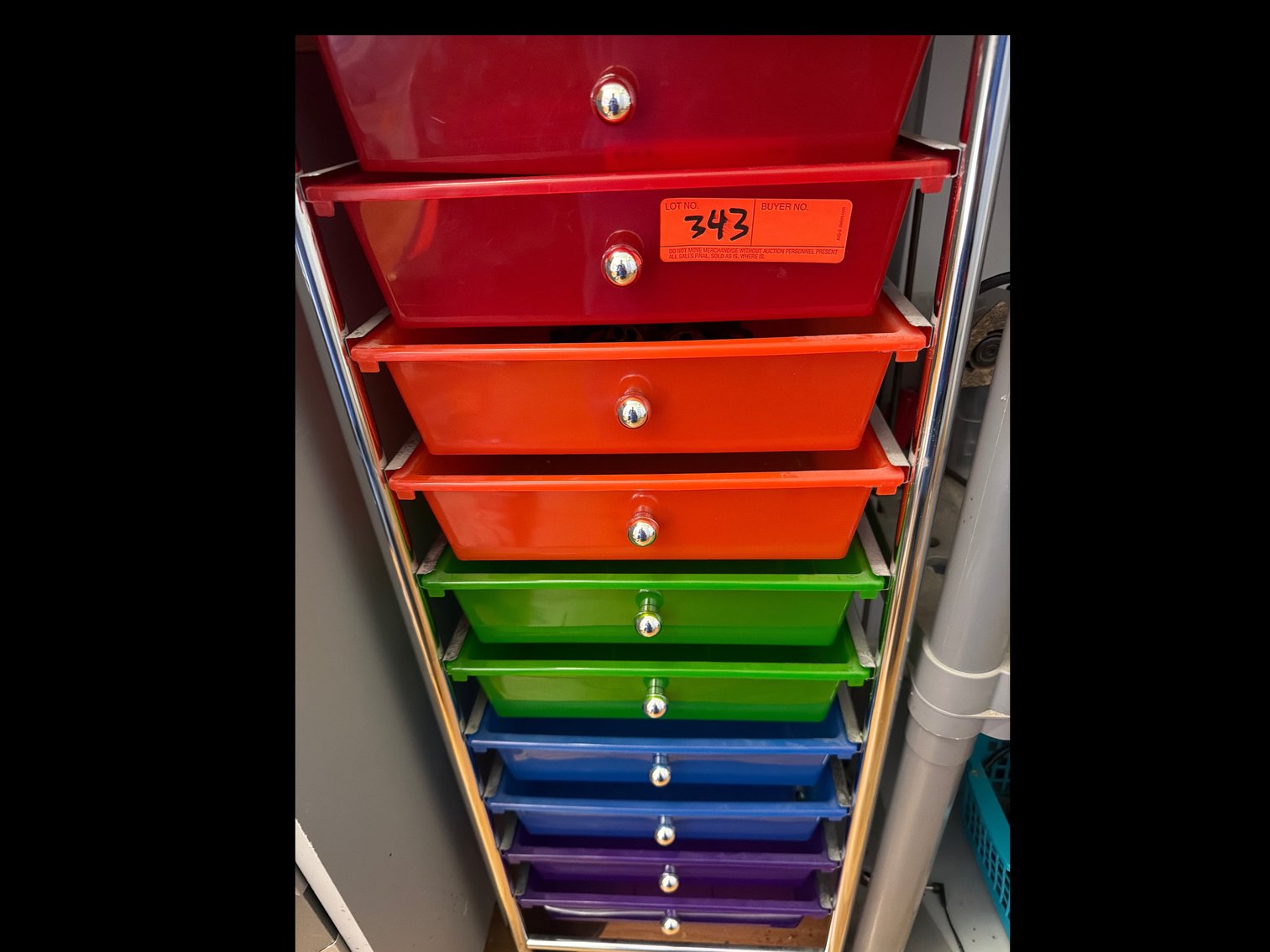 Image for Contents of shelf and plastic shelf