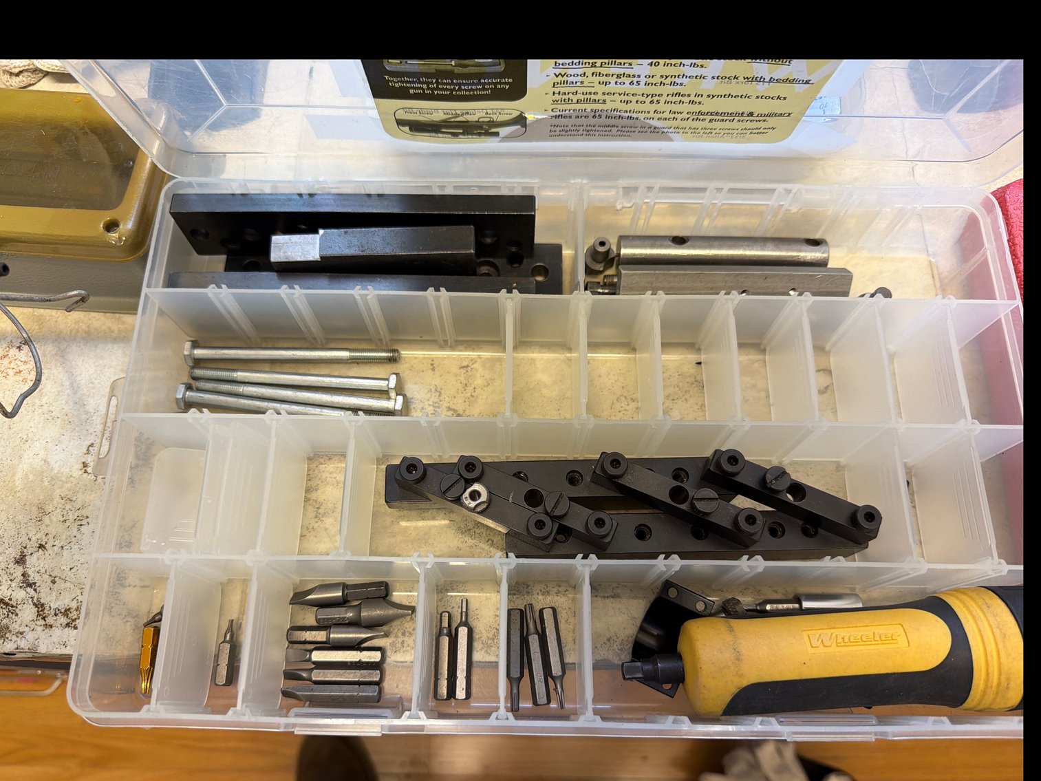 Image for Contents of the top of the desk