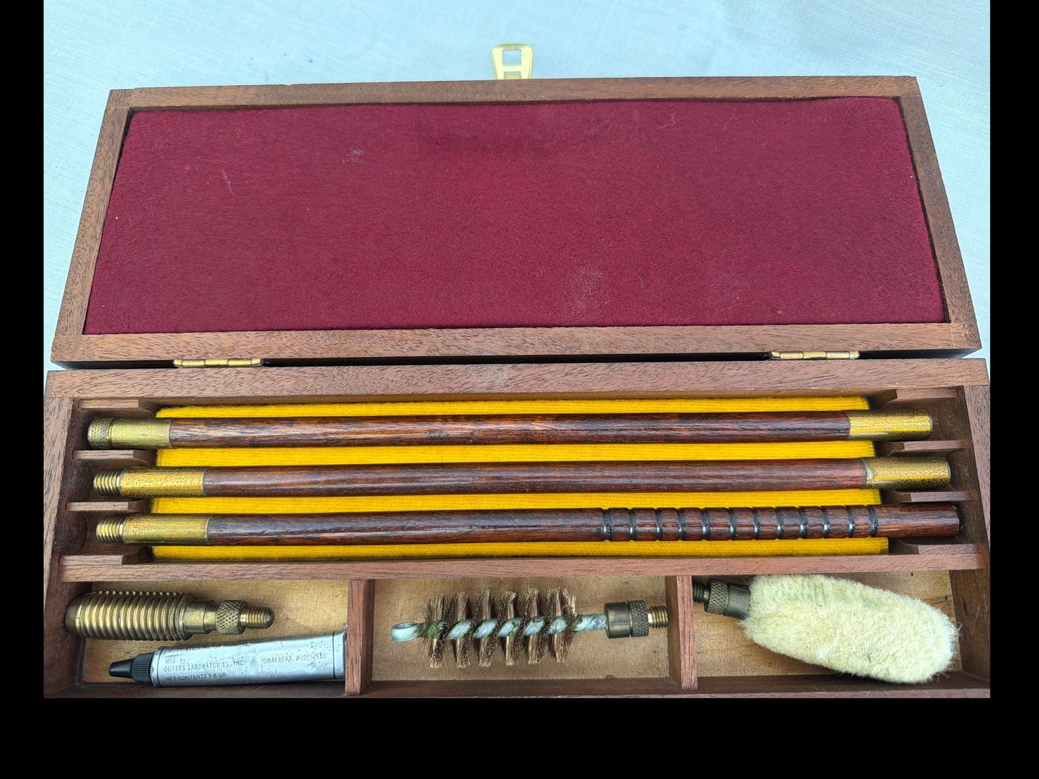 Image for Vintage 12 gauge shotgun, cleaning kit and Weems Fox call