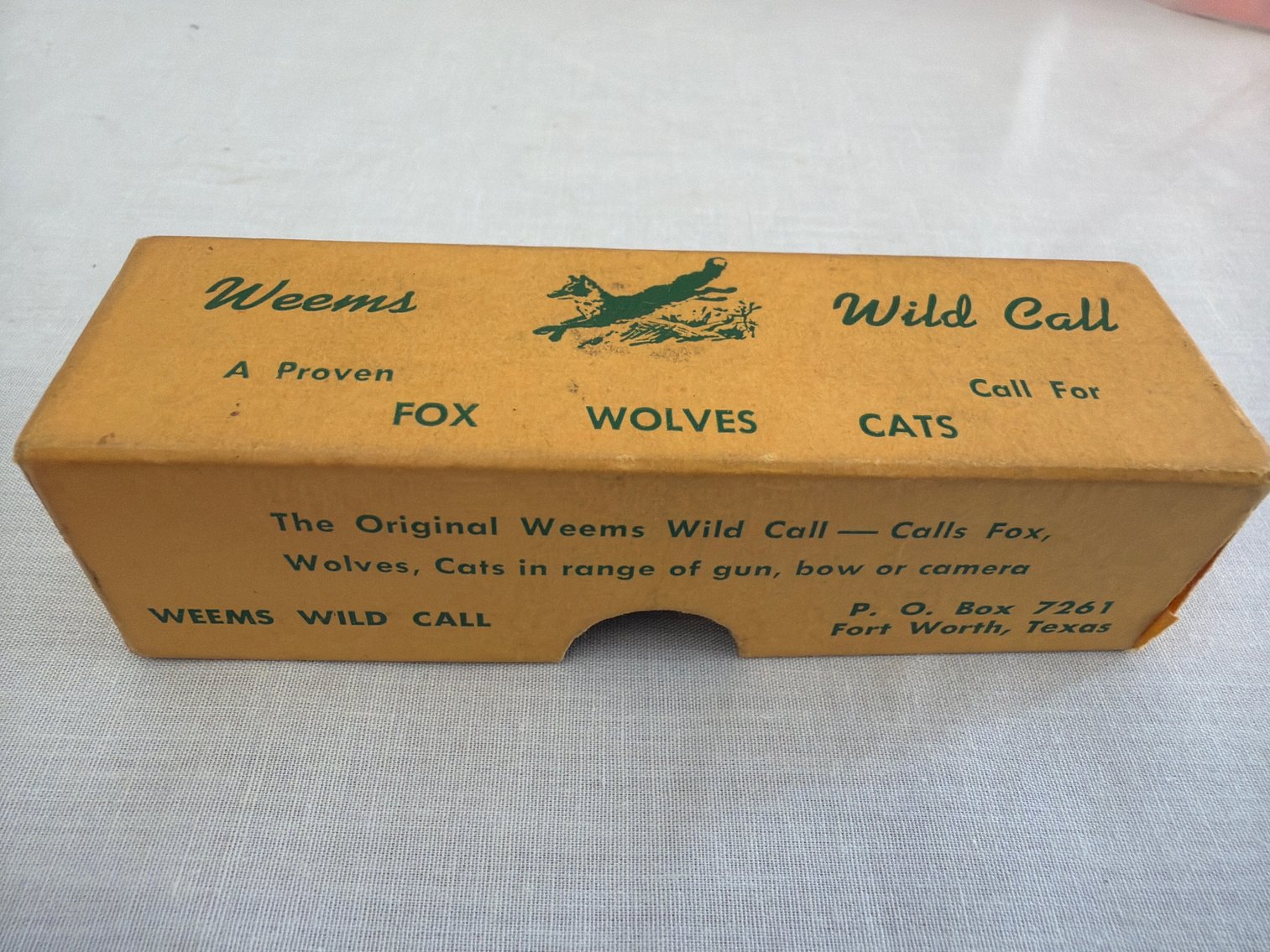 Image for Vintage 12 gauge shotgun, cleaning kit and Weems Fox call