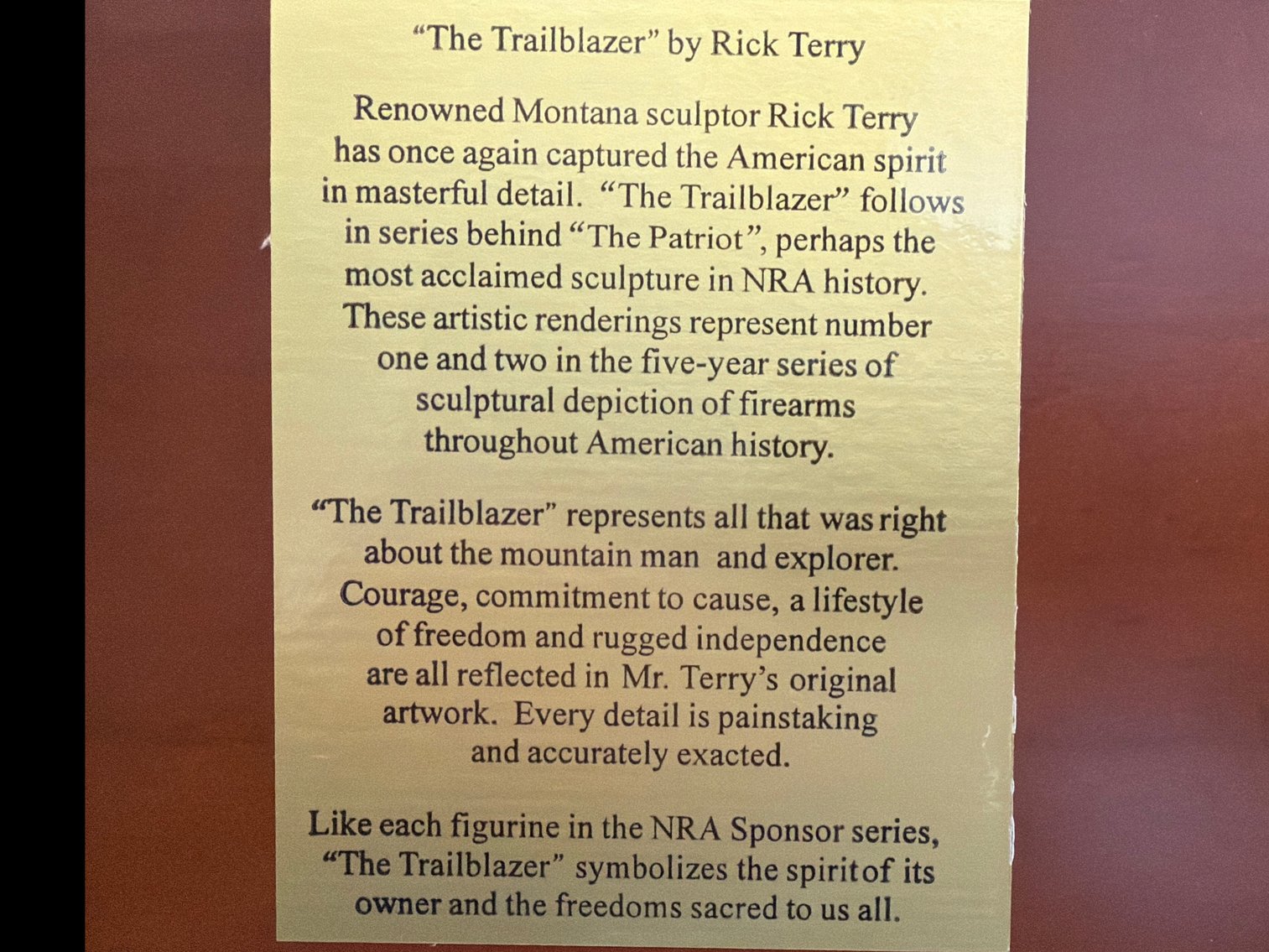 Image for NRA 2003 Trail Blazer