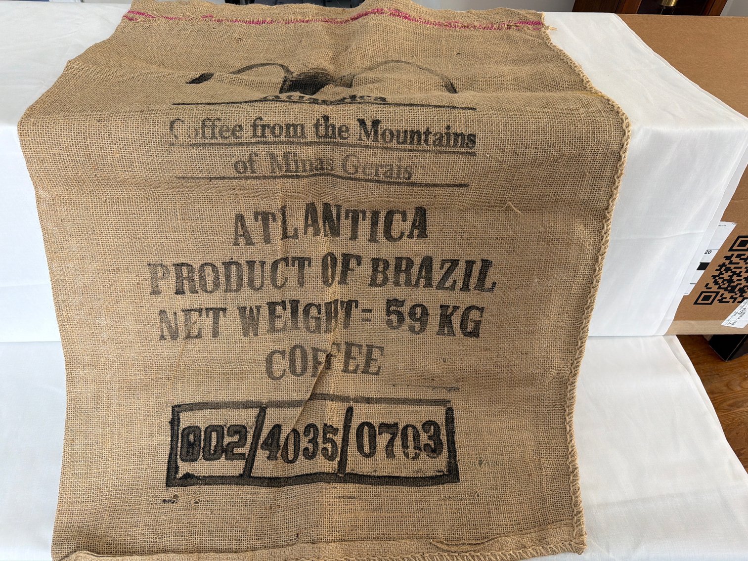 Image for Burlap feed sack excellent condition