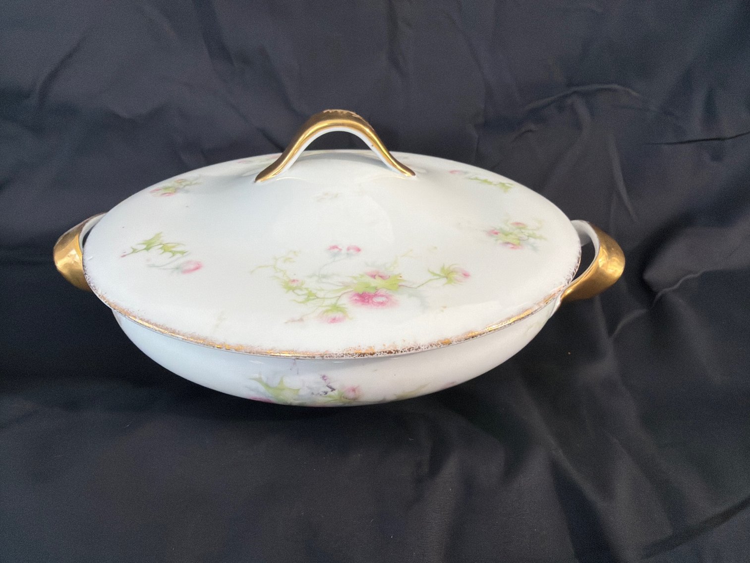 Image for Austria hand painted covered dish