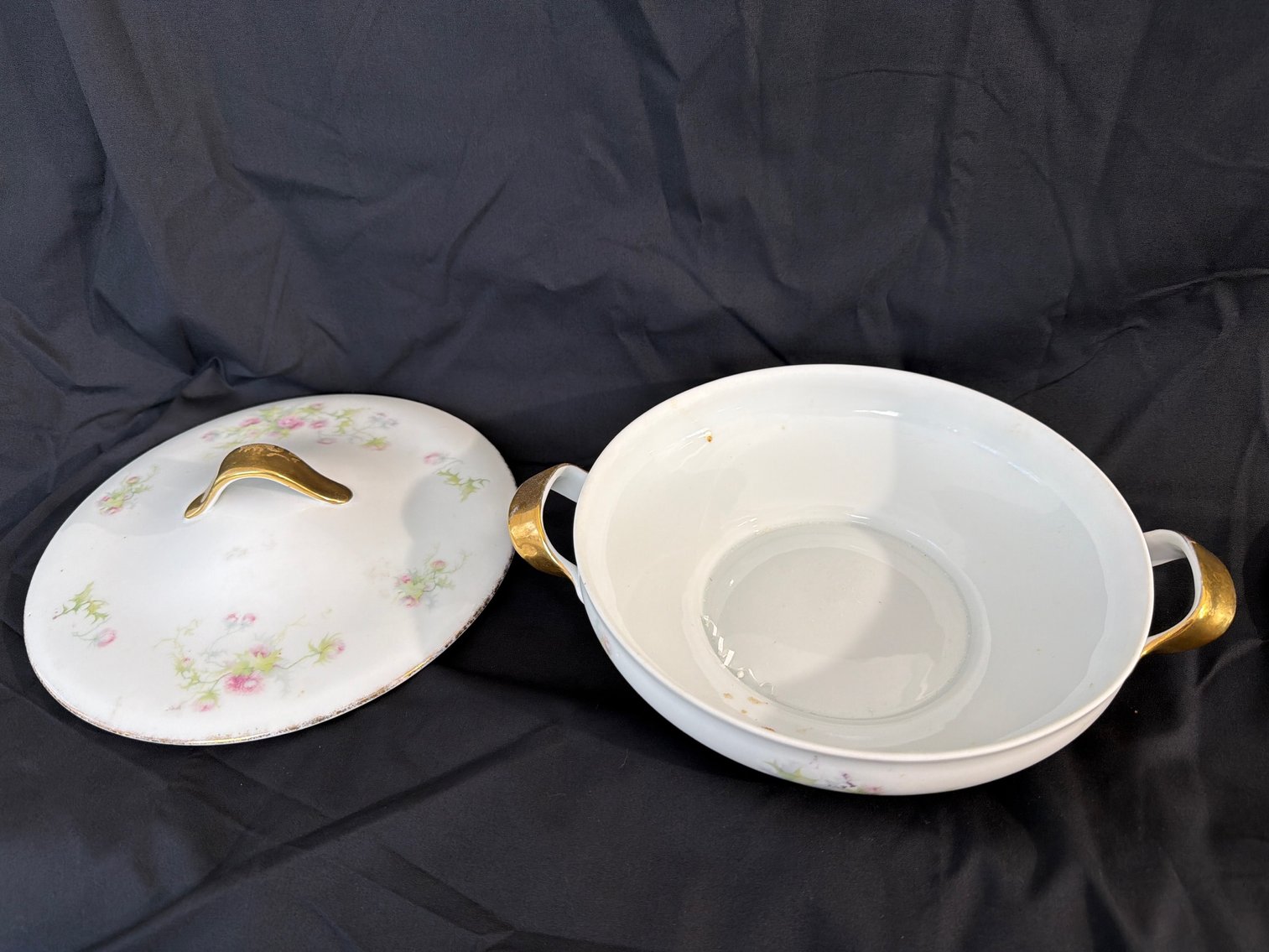 Image for Austria hand painted covered dish