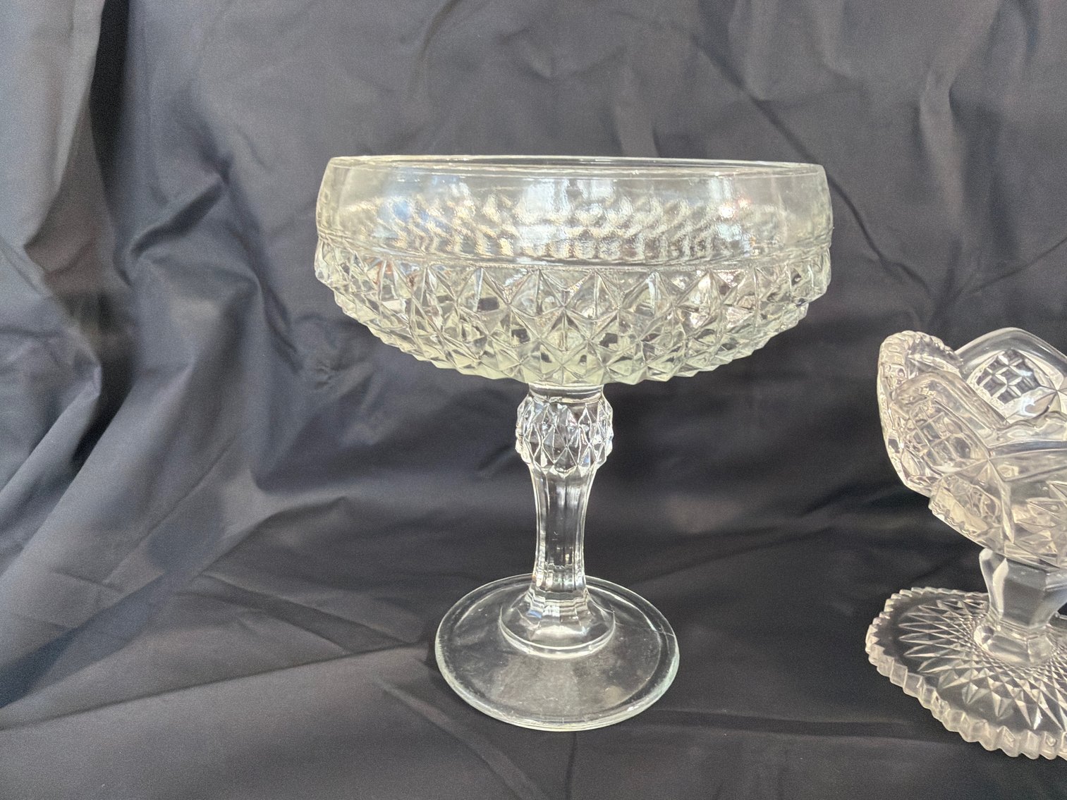 Image for Four pressed glass bowls