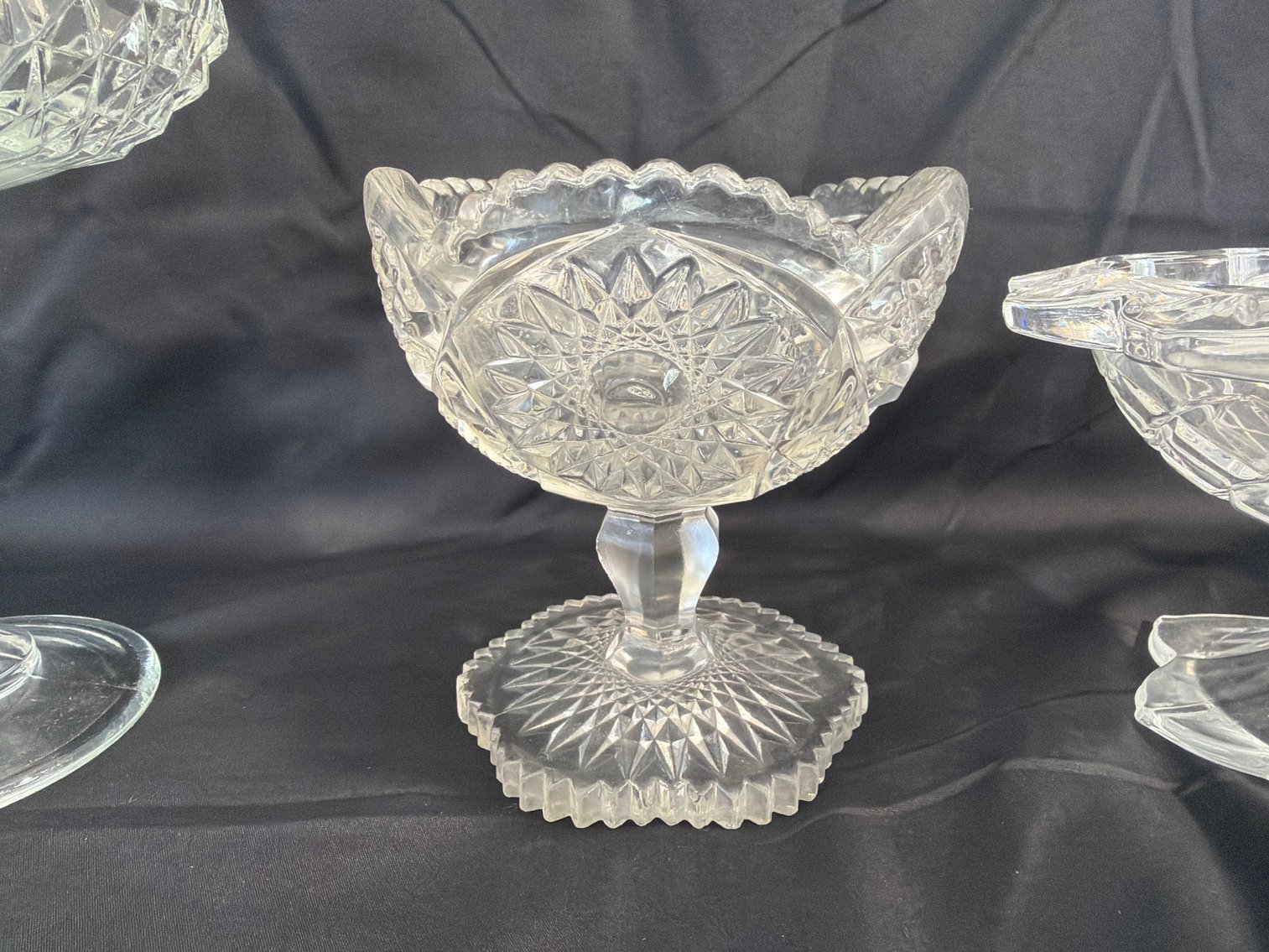 Image for Four pressed glass bowls