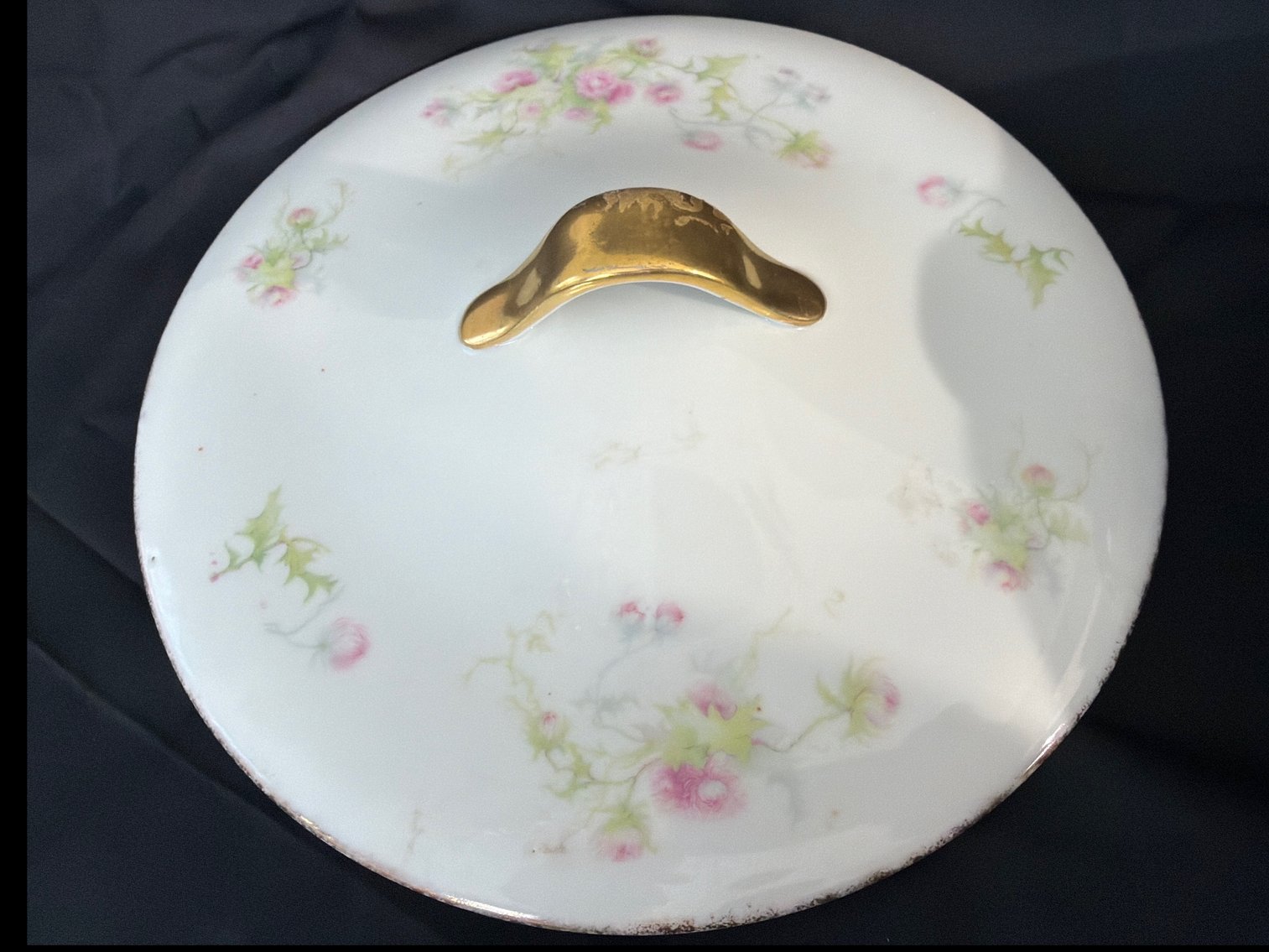 Image for Austria hand painted covered dish