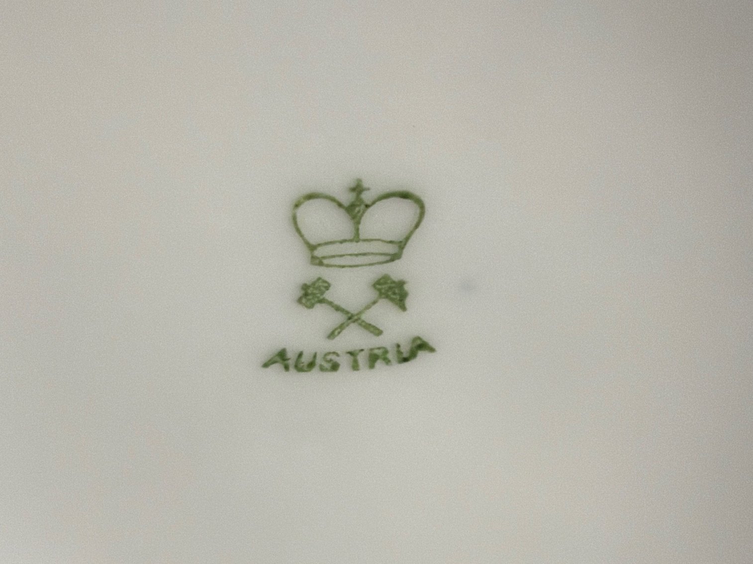Image for Austria hand painted covered dish