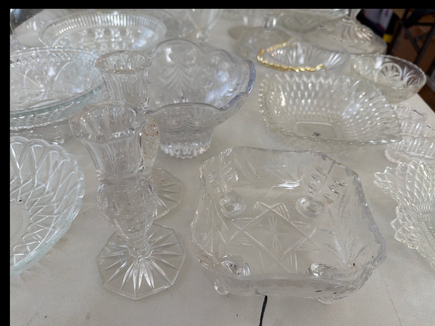 Image for A assorted glassware