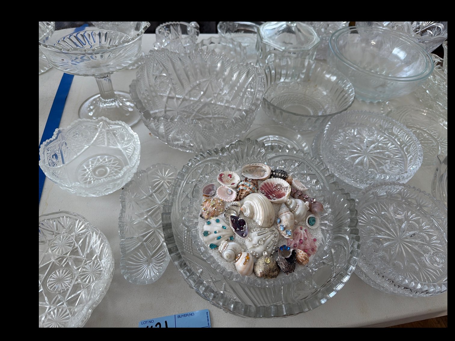 Image for Assorted glassware