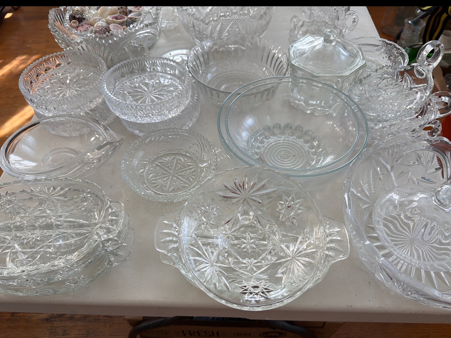 Image for Assorted glassware