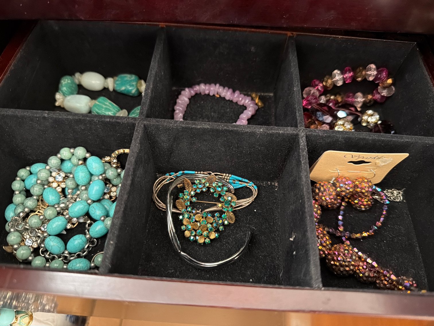 Image for Jewelry cabinet with contents