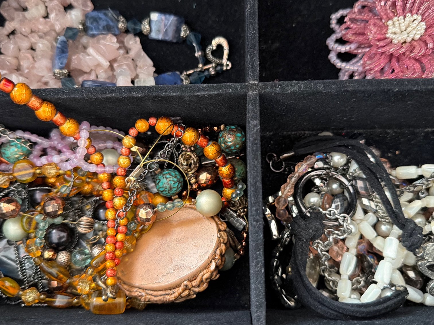 Image for Jewelry cabinet with contents