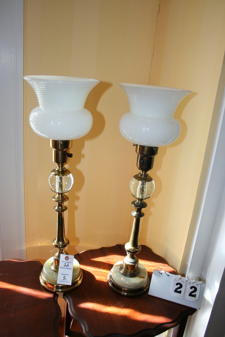 Image for Pair Vintage Table Lamps