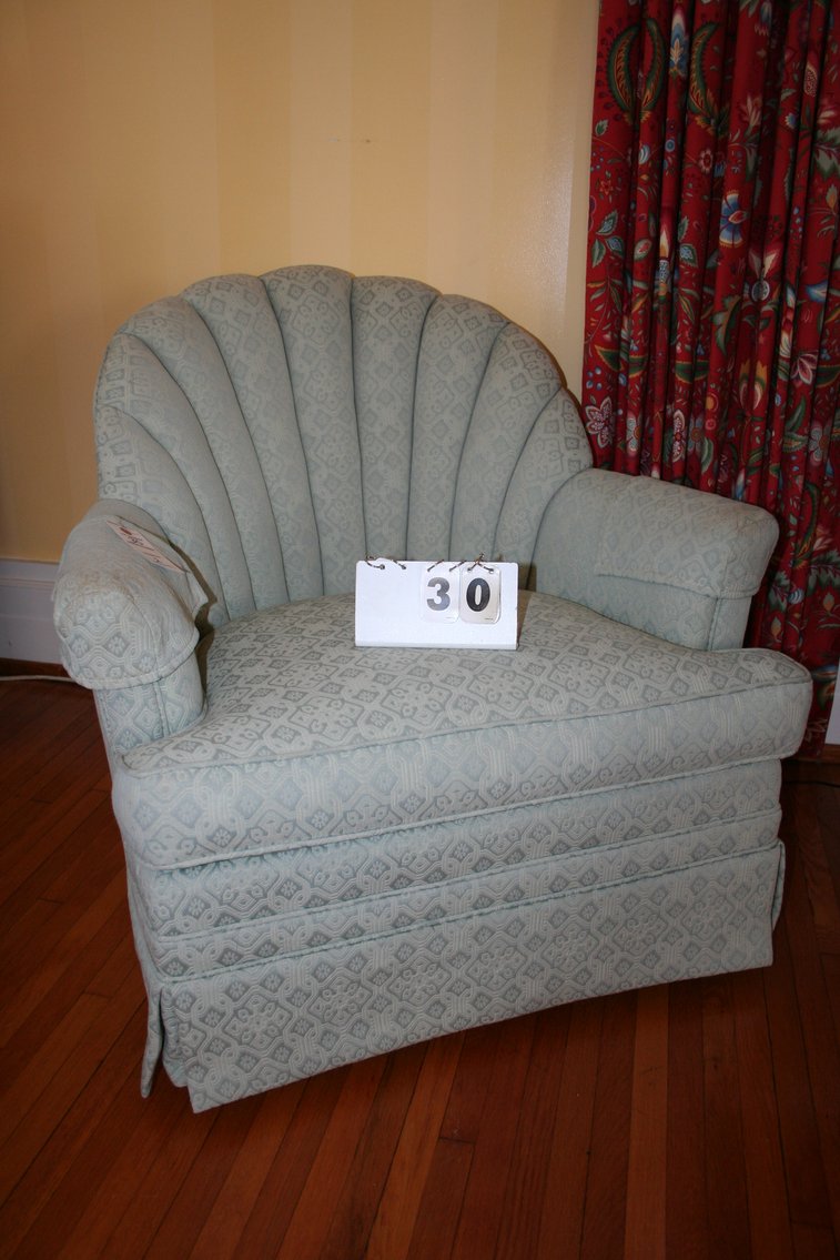 Image for Pair Vintage Shell Shaped Arm Chairs