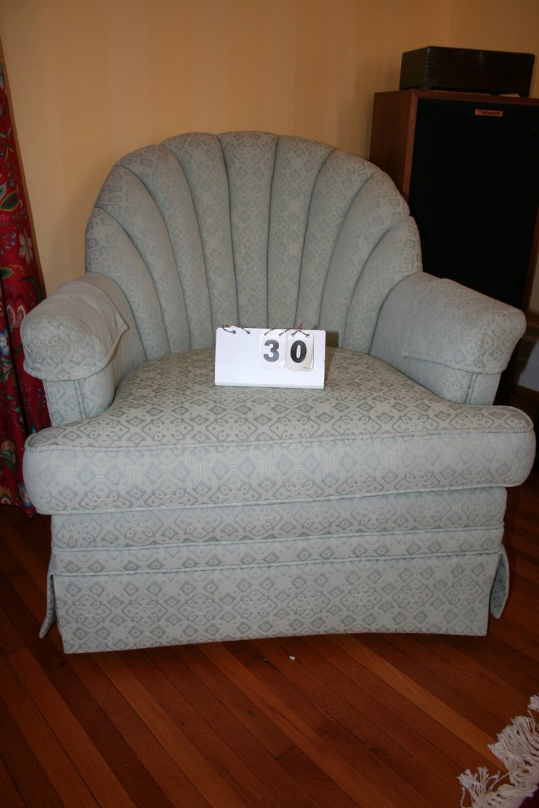 Image for Pair Vintage Shell Shaped Arm Chairs