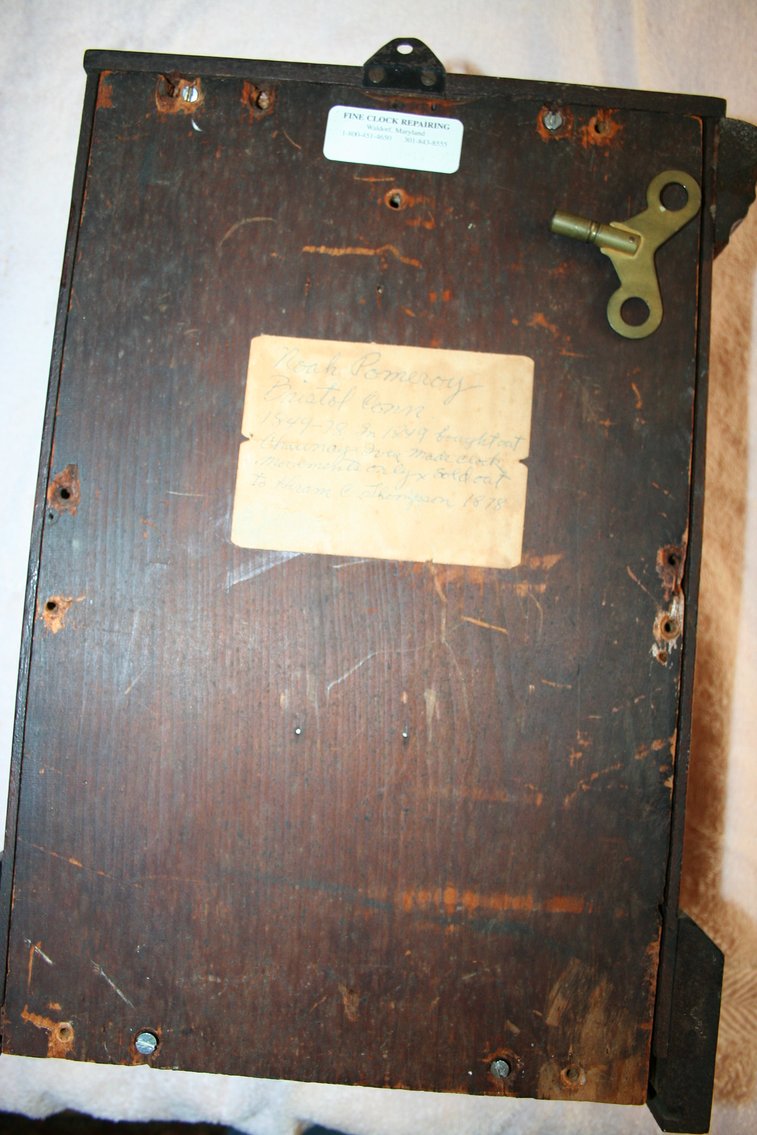 Image for Walnut Case Clock  Dated 1849   